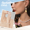 SUNNYCLUE 400Pcs ABS Plastic Imitation Pearl Beads KY-SC0002-16-5