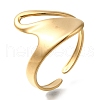 304 Stainless Steel Cuff Rings for Women RJEW-Z074-14G-1