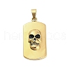 304 Stainless Steel Enamel Pendants STAS-Z126-01G-1