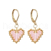 304 Stainless Steel Leverback Earrings for Women EJEW-MZ00408-01-2