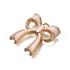 Rack Plating Alloy Enamel Pendants X1-ENAM-S021-04G-B-2