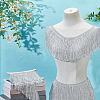 Fingerinspire Polyester Tassel Lace Ribbon OCOR-FG0002-45B-5