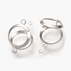 304 Stainless Steel Open Back Bezel STAS-Q223-12B-2