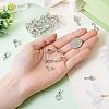 24Pcs 12 Style Brass Ice Pick Pinch Bails KK-TA0001-18-7