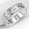 Sculptured Vine Pattern Brass Finger Rings for Women FS-WGD177A-01-1