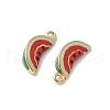 304 Stainless Steel Enamel Pendants STAS-Z122-25G-01-2