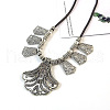 Ethnic Style Alloy Pendant Bib Necklaces FS-WGF05C4-01-1