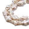 Natural Baroque Keshi Pearl Beads Strands PEAR-P064-13A-01A-4