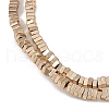 Electroplated Synthetic Non-magnetic Hematite Beads Strands G-G174-H01-01-3