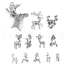 Tibetan Style Alloy Pendants TIBE-CJ0001-06-RS-4