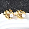 knot 304 Stainless Steel Stud Earrings EJEW-D315-02G-2