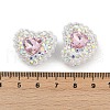 Polymer Clay Glass Rhinestone Beads CLAY-NH0001-13G-3