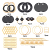 SUNNYCLUE DIY Dangle Earring Making Kits DIY-SC0013-18G-2