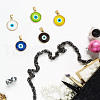 DELORIGIN 6Pcs 6 Colors Glass Pendants KK-DR0001-11-6