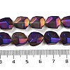 Electroplate Glass Beads Strands EGLA-C009-01A-FR07-4