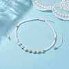 Adjustable Natural Rainbow Moonstone & Seed Braided Bead Bracelets BJEW-JB10181-01-2