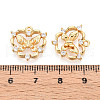 Brass Micro Pave Cubic Zirconia Pendants KK-N263-77B-G-3
