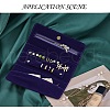 PVC Suede Fabric Travel Jewelry Organizer Roll Foldable Jewelry Case AJEW-I046-01-7