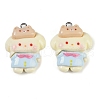 Dog Resin Pendants RESI-U004-02D-1