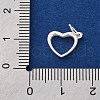 925 Sterling Silver Heart Charms STER-G045-01S-03-3