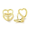 Brass Hoop Earrings EJEW-L211-011K-G-2
