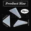 50Pcs Plastic Triangle Corner Protector FIND-NB0005-48A-2