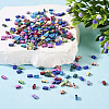 440Pcs 11 Colors Spray Painted Non-magnetic Synthetic Hematite Multi-Strand Links G-TA0001-73-5