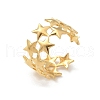304 Stainless Steel Open Cuff Rings for Women STAS-Z117-20G-4