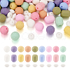  74Pcs Food Grade Eco-Friendly Silicone Beads SIL-TA0001-33-9