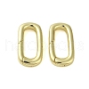 Brass Spring Gate Rings KK-B089-04G-1