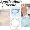 Unicraftale 8Pcs 4 Styles 201 Stainless Steel Connector Charms STAS-UN0039-24-6