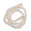Electroplate Glass Beads Strands GLAA-A014-02H-2