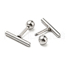 Non-Tarnish 304 Stainless Steel Stud Earrings EJEW-Z034-04C-P-2