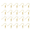 Brass Earring Hooks KK-YW0001-28G-4
