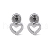 304 Stainless Steel Stud Earrings for Women EJEW-E603-05E-P-1