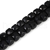 Natural Black Obsidian Beads Strands G-H078-C35-6mm-2