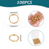 Unicraftale 100Pcs 304 Stainless Steel Split Rings STAS-UN0060-31-3
