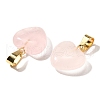 Natural Rose Quartz Pendants G-I311-A13-G-2