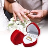 1Pc Valentine's Day Cherry Shaped Velvet Ring Gift Boxes VBOX-YW0001-01-6
