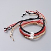 Nylon Thread Braided Bead Bracelets BJEW-JB04722-2