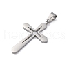304 Stainless Steel Pendants STAS-G346-34P-2
