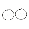 Baking Paint 201 Stainless Steel Hoop Earrings EJEW-P185-C03-01-1