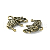 Tibetan Style Alloy Elephant Pendants TIBEP-23670-AB-FF-2