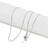 Brass Box Chin Necklaces for Women NJEW-U008-05P-1