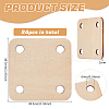 Wooden Knitting Crochet Board WOOD-WH0034-29-2