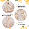 Lace Disc Earring Organizer Holder AJEW-WH0312-73-7