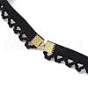 Brass Heart Tassel Thigh Leg Chains AJEW-AN00653-4