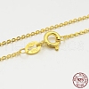 925 Sterling Silver Cable Chain Necklaces STER-M086-06A-3