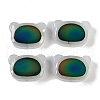 Two Tone Glass Mood Beads GLAA-Z007-09C-1
