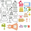 Baking Theme Carbon Steel Cutting Dies Stencils DIY-WH0309-1802-2
